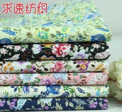 現貨批發全棉平紋133*72府綢面料 從里布到服裝面料的百變小碎花